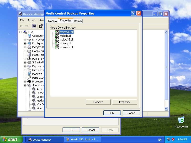 Что должно остаться в Windows XP